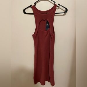 Abercrombie & Fitch cutout Ribbed Dress